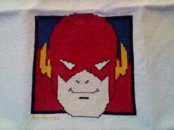 Cross stitch square for Phoenix T's quilt