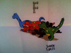 Cross stitch square for Freddie G's quilt