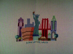 Cross stitch square for Thomas B's quilt