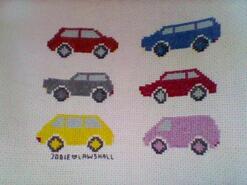Cross stitch square for Ronnie G's quilt