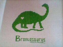 Cross stitch square for Oscar S's quilt