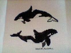 Cross stitch square for any child