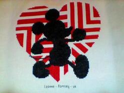 Cross stitch square for Lola-Rose's quilt