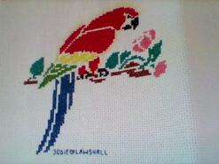 Cross stitch square for Grace O's quilt