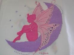 Cross stitch square for Lola-Rose's quilt
