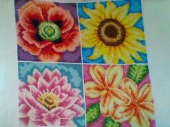Cross stitch square for Brioni B's quilt