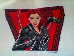 Cross stitch square for Kaston C's quilt