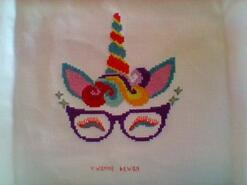 Cross stitch square for Jessica's quilt