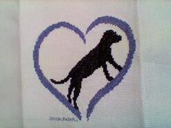 Cross stitch square for Spencer V's quilt
