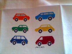 Cross stitch square for Kaason's quilt