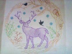 Cross stitch square for any child