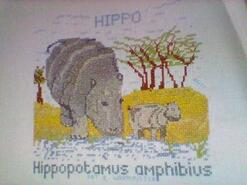 Cross stitch square for any child
