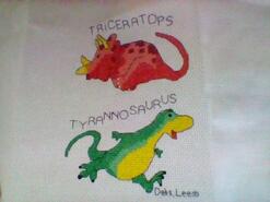 Cross stitch square for any child