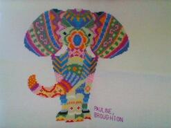 Cross stitch square for any child