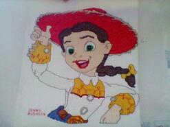 Cross stitch square for Harley B's quilt