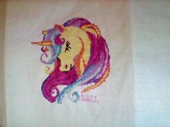 Cross stitch square for Daisy G's quilt