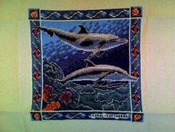 Cross stitch square for Joshua B's quilt