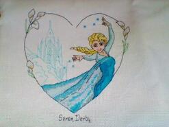 Cross stitch square for Addison F's quilt