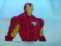 Cross stitch square for Harvey K's quilt