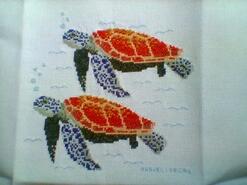 Cross stitch square for Thomas M's quilt