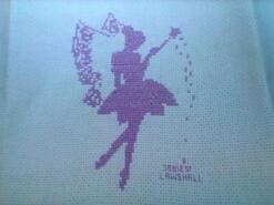 Cross stitch square for Elianna F's quilt