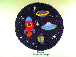 Cross stitch square for Blake T's quilt