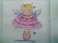 Cross stitch square for Elianna F's quilt