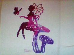 Cross stitch square for Elianna F's quilt