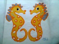 Cross stitch square for any child