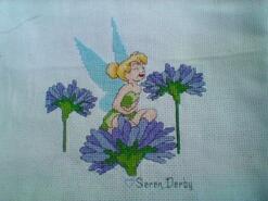 Cross stitch square for Layla E's quilt