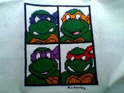 Cross stitch square for Joey L's quilt