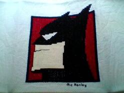 Cross stitch square for Joey L's quilt