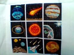 Cross stitch square for any child