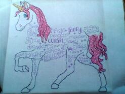 Cross stitch square for any child