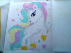 Cross stitch square for Eliana's quilt