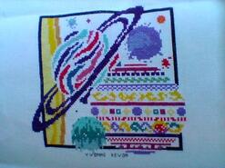 Cross stitch square for any child