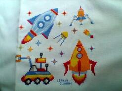 Cross stitch square for any child