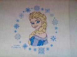 Cross stitch square for Elsie W's quilt