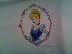 Cross stitch square for Emily G's quilt