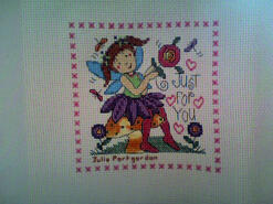 Cross stitch square for Beth C's quilt