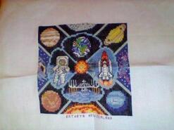 Cross stitch square for Charlie M's quilt