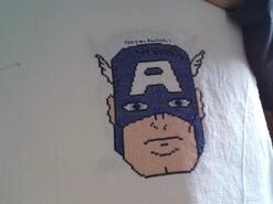 Cross stitch square for Joey L's quilt