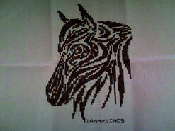 Cross stitch square for Samuel A's quilt