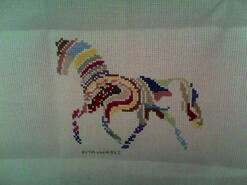 Cross stitch square for Samuel A's quilt