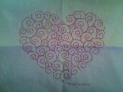 Cross stitch square for Mollie R's quilt