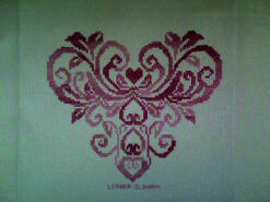 Cross stitch square for Millie H's quilt