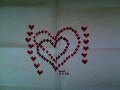Cross stitch square for Millie H's quilt