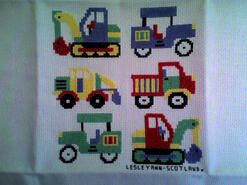 Cross stitch square for Caleb C's quilt