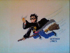 Cross stitch square for Charlée M's quilt