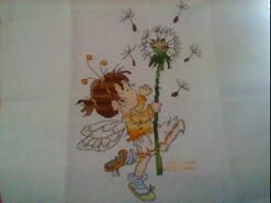 Cross stitch square for Talia May C's quilt